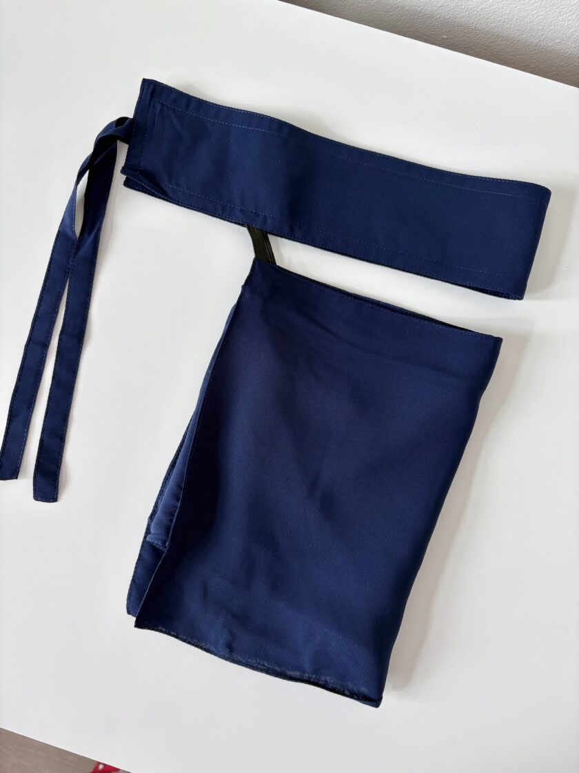 Easy Eat Niqab - Navy Blue - Image 2