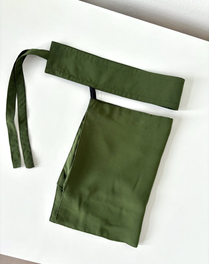 Easy Eat Niqab - Olive Green - Image 4