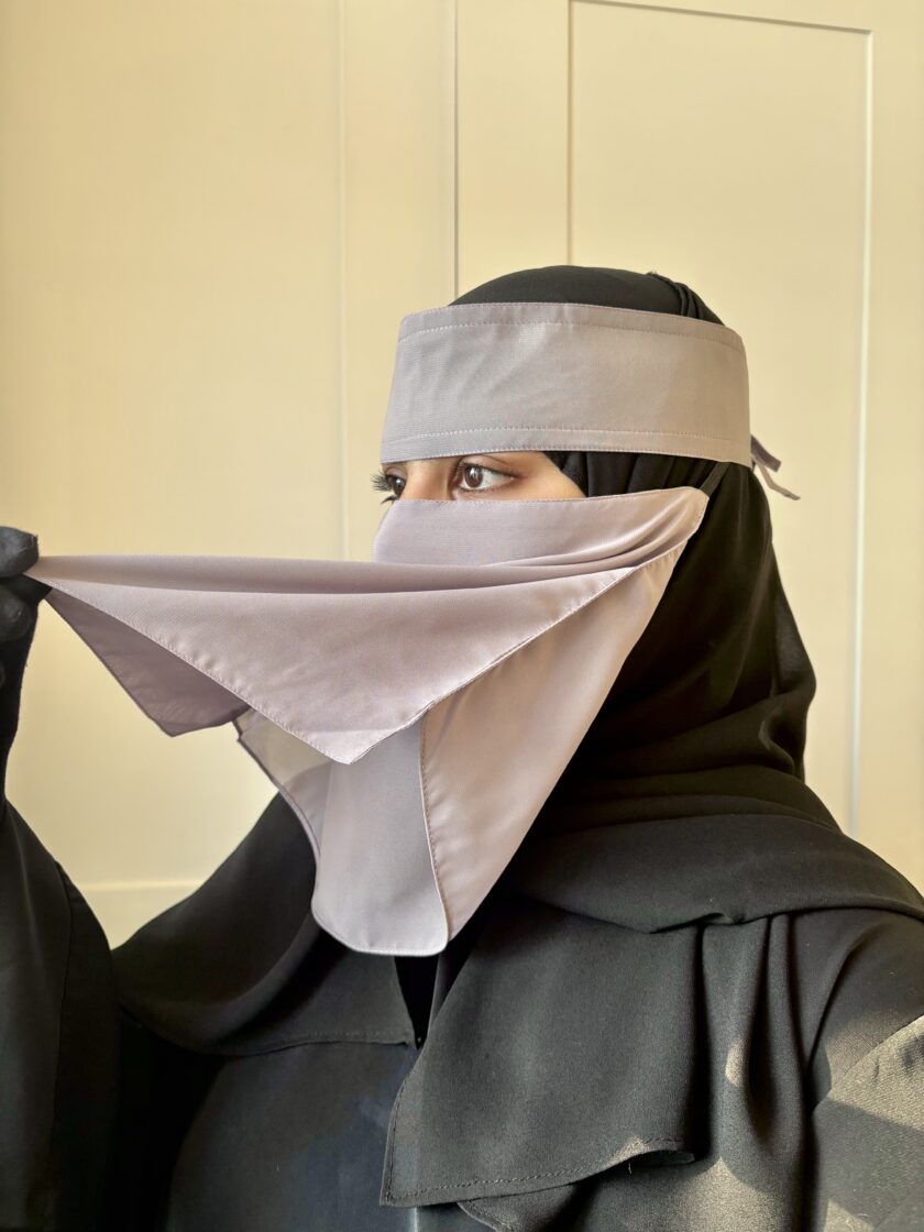 Easy Eat Niqab - Grey